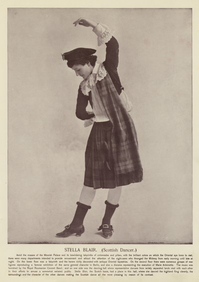 Stella Blair, Schotse danseres door American Photographer