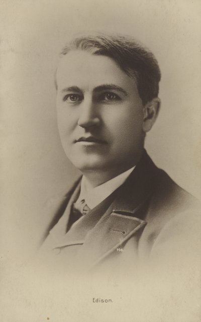 Thomas Edison (1847-1931), Amerikaanse uitvinder door American Photographer