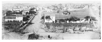 Uitzicht op Gettysburg (zwart-wit foto) door American Photographer