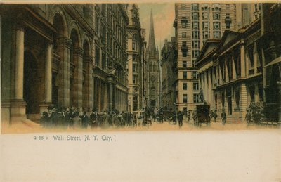 Wall Street, New York City door American Photographer