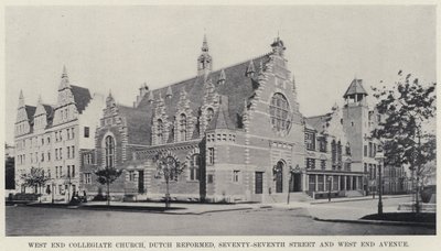West End Collegiate Church, Dutch Reformed, Seventy-Seventh Street en West End Avenue door American Photographer