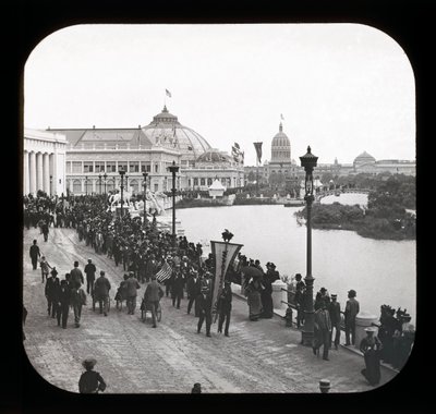 Wereldtentoonstelling van Chicago: buitenaanzicht, 1893 door American Photographer