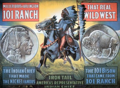 101 Ranch Wild West Show poster, met 