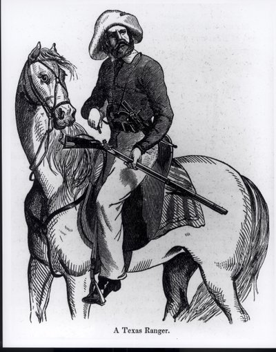 Een Texas Ranger, illustratie uit 
