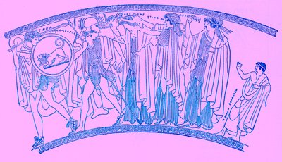Ontvoering van Helena, illustratie uit History of Greece door Victor Duruy, gepubliceerd 1890 door American School