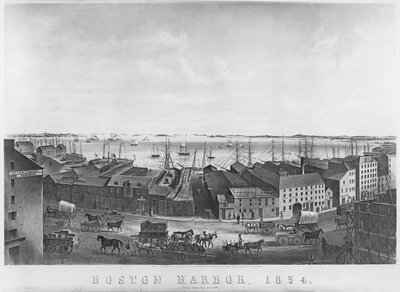 Haven van Boston, 1854 door American School