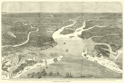 Charleston en zijn omgeving, juli 1863 door American School
