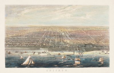Chicago Harbor na 1856 door American School