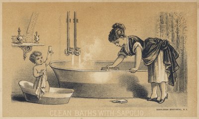 Schone baden met Sapolio door American School