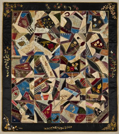 Crazy Quilt, c.1875-1900 door American School