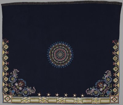 Dansdeken, Anishinabe, Dakota, ca. 1840-50 (wol, zijde & kralen) door American School