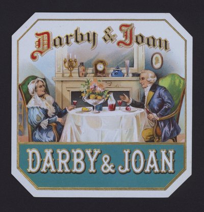 Darby en Joan, sigarettenlabel door American School