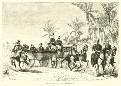 Rit met de Khedive door American School