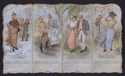 Modekalender voor 1899 door American School