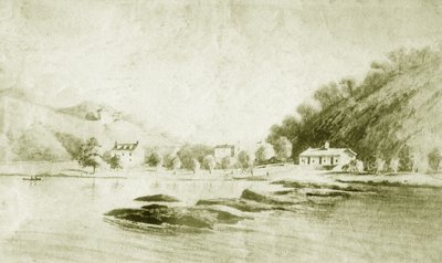 Fort St Davis en de Schuylkill Rapids, ca. 1912 door American School