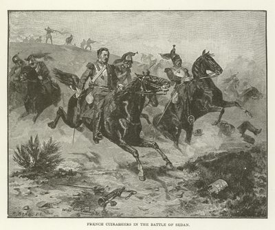 Franse Cuirassiers in de Slag bij Sedan door American School