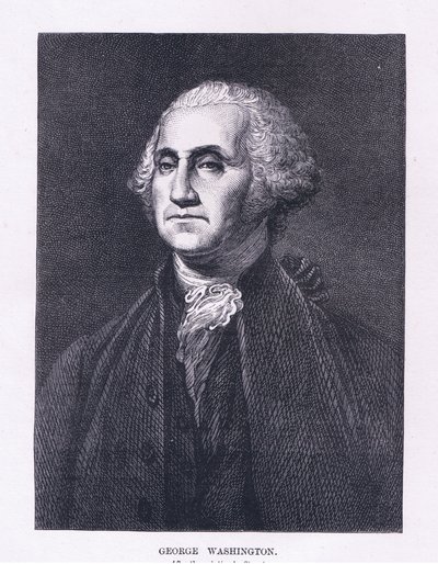 George Washington, illustratie uit Cassell