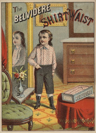 Meisje of Jongen Kijkt in Spiegel door American School