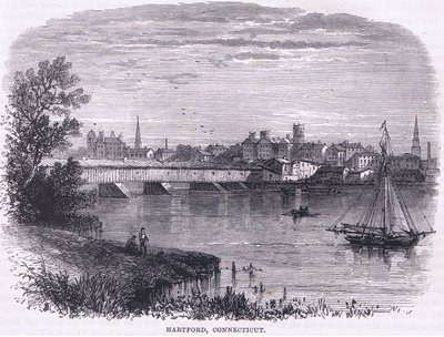 Hartford, Connecticut (1664), illustratie uit Cassell