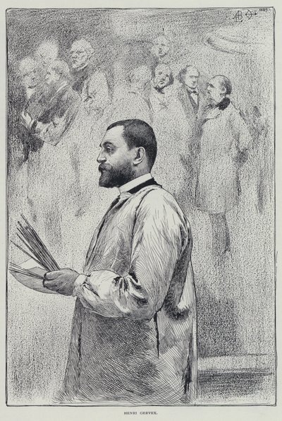Henri Gervex (litho) door American School