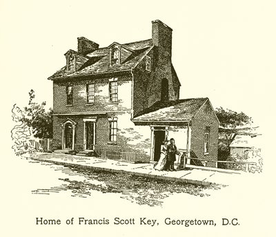 Huis van Francis Scott Key, Georgetown, D.C. door American School