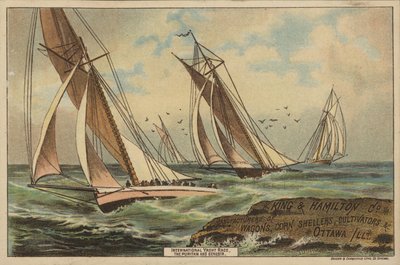 Internationale Jachtrace, De Puritan en Genesta door American School