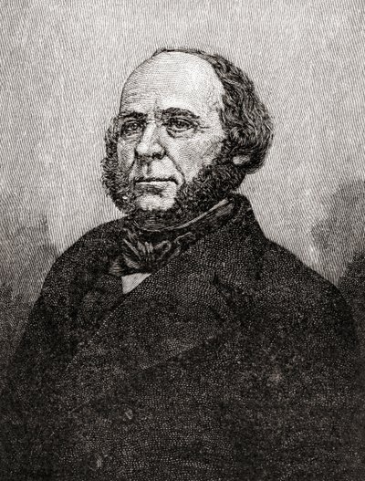 John Ericsson, uit The History of Our Country, gepubliceerd in 1905 (litho) door American School