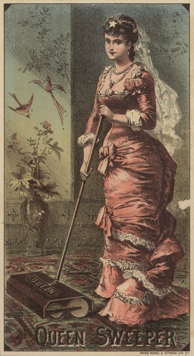 Dame die Queen Carpet Sweeper Gebruikt door American School
