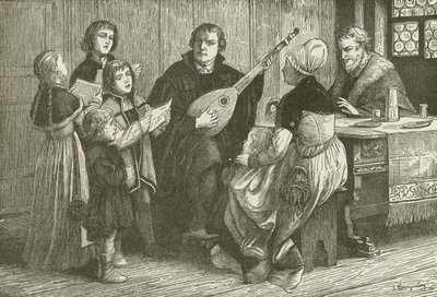 Luther te Midden van zijn Familie door American School