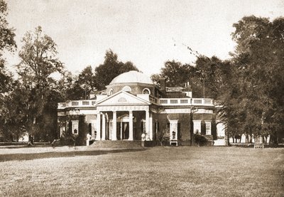 Monticello, Virginia, 1914 door American School