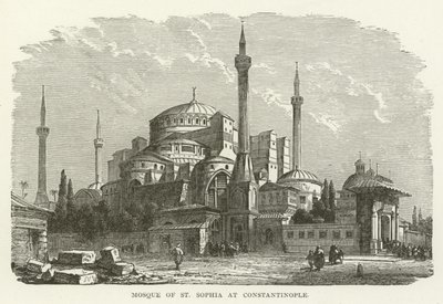 Moskee van Hagia Sophia in Constantinopel door American School