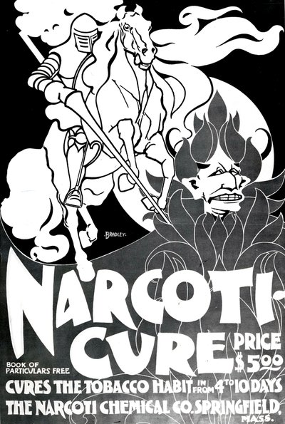 Narcotui-Cure, ontworpen door William H. Bradley, 1895 door American School