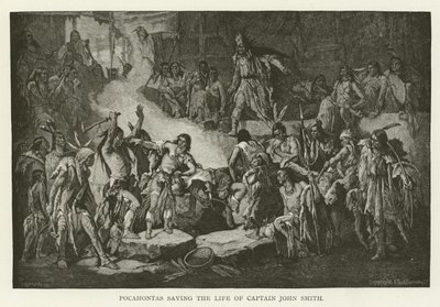 Pocahontas redt het leven van Kapitein John Smith door American School