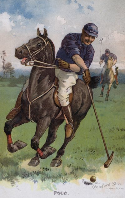 Polo (kleurenlitho) door American School