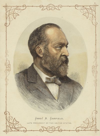 Portret van James A Garfield door American School