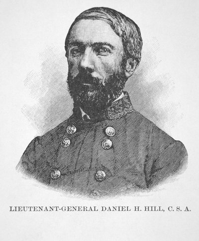 Portret van luitenant-generaal Daniel H. Hill door American School