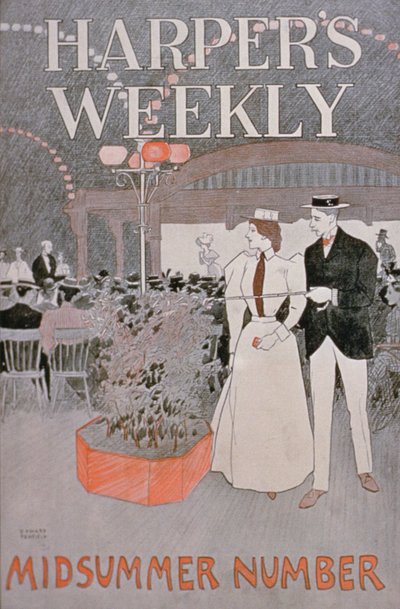 Poster voor Harpers Weekly, Midsummer Number door American School