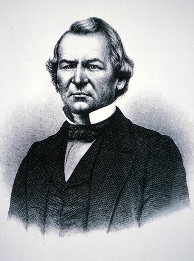 President Andrew Johnson (1808-75) door American School