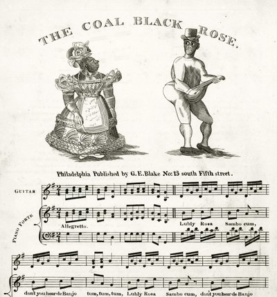 Bladmuziek voor The Coal Black Rose door American School