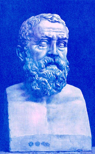 Solon, illustratie uit History of Greece door Victor Duruy, gepubliceerd 1890 door American School