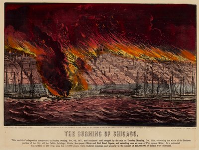 De brand van Chicago, 1871 door American School