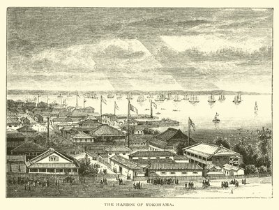 De haven van Yokohama door American School