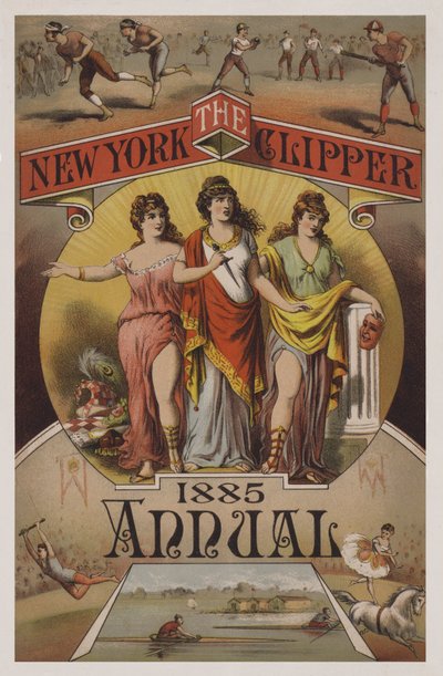 The New York Clipper Jaarboek, 1885 door American School