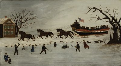 De Suffragettes op een Sleerit, 1870-90 door American School