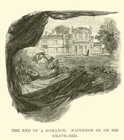Het Einde van een Romantiek, Napoleon III op zijn Sterfbed door American School