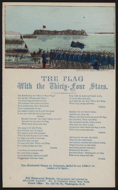 De vlag met de vierendertig sterren door American School