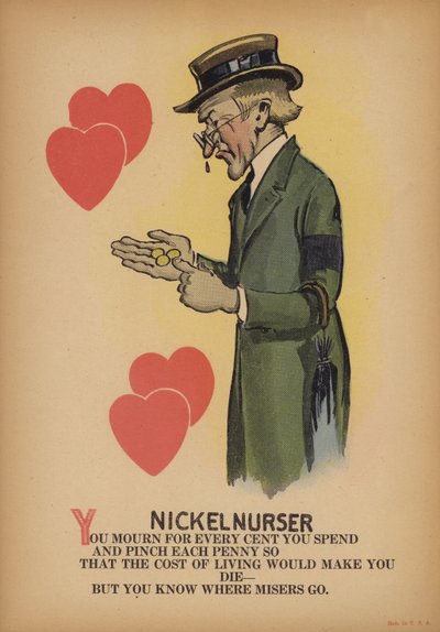 De nikkelverver (kleurenlitho) door American School