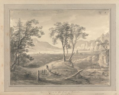 Uitzichten in Engeland, Schotland en Wales: Van een schilderij in het huis van de hertog van Devonshire in Londesbro