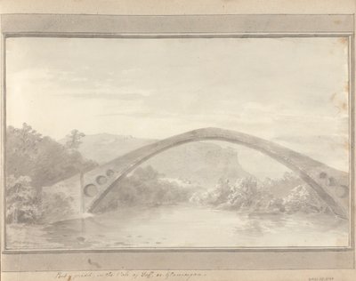 Uitzichten in Engeland, Schotland en Wales: Pont Y Pridd, in de Vale of Taff of Glamorgan door Amos Green