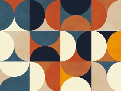 Geometrie New12 Bruin door Ana Rut Bre